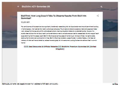 BioX trim Gummies  UK