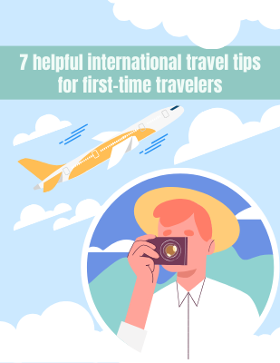 Online flipbook: 7 Helpful international travel tips - Animated