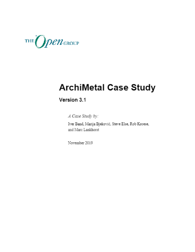 ArchiMetal Case Study 3.1