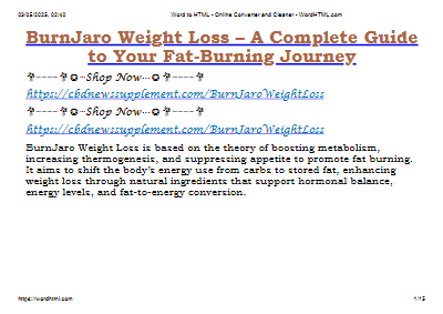 BurnJaro Weight Loss Reviews & 100% Natural!