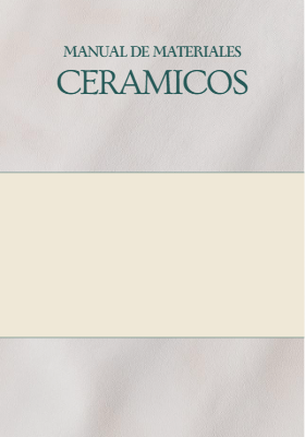Manual De Materiales Ceramicos 