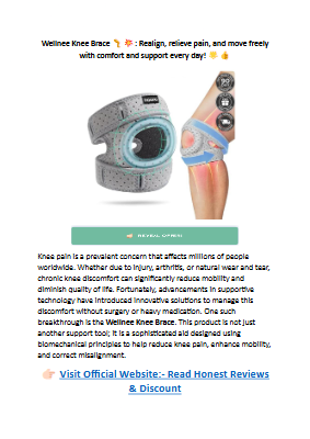 Wellnee Knee Brace Reviews 2025 - The Brutal Truth!