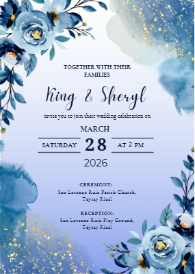 Create stunning wedding invitations with Visual Paradigm Online