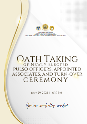 Oath Taking of Newly Elected PULSO Officers, Appointed Associates, and Turn-over Ceremony