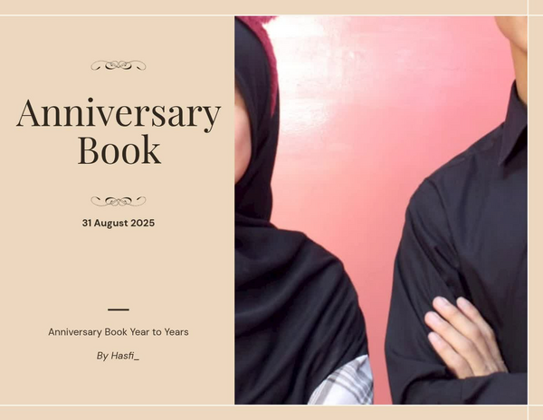 Romantic Wedding Anniversary Photo Book