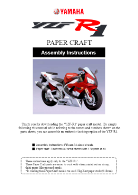 YZF-R1 Assembly Instruction