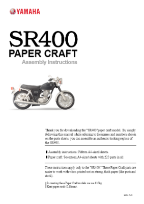 SR400 Assemble Instruction