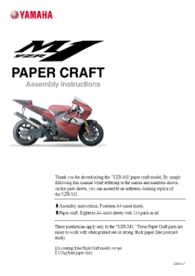 YZR-M1 Assembly Instruction