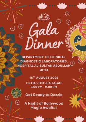Dark Orange And Yellow Bollywood Night Party Poster