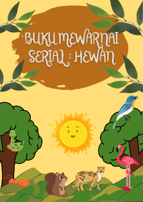 BUKU MEWARNAI SERIAL HEWAN