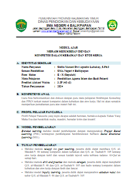Modul Kls X-Ganjil