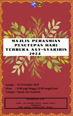 BUKU PROGRAM HARI TERBUKA ASY-SYAKIRIN 2024