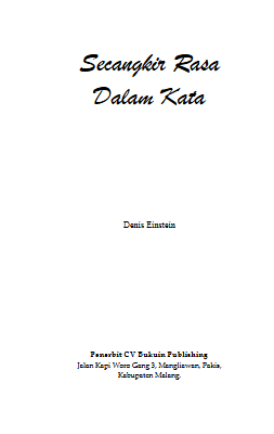 Final - Secangkir Rasa Dalam Kata