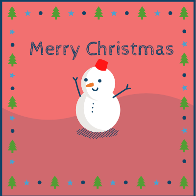 Snowman Cartoon Christmas