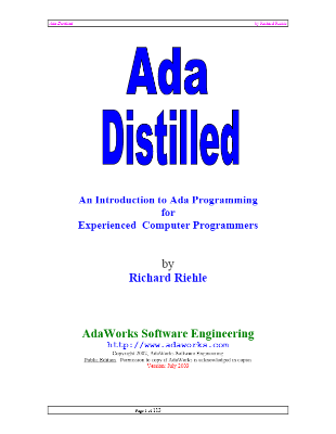 Ada Distilled