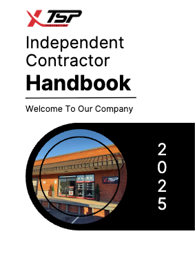 TSP Contractors Handbook - 2025 Version